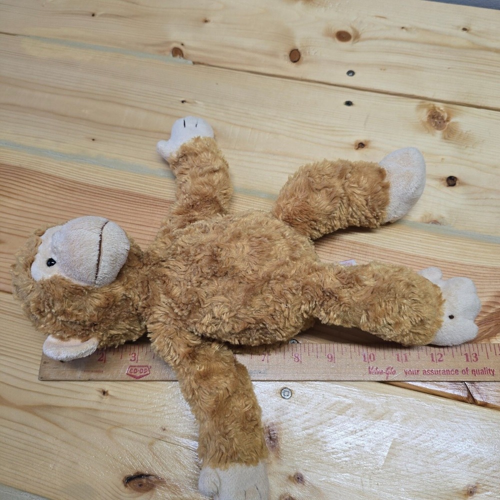 Teddy-Hermann Monkey Plush Brown Shaggy Stuffed Animal Toy German Classic - Picture 7 of 8